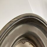 Oval silver-plated tray in the Louis XVI style by Mappin & Webb, London.