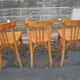 Set de 6 chaises bistrot Baumann