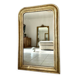 Miroir ancien Louis-Philippe feuille d’argent