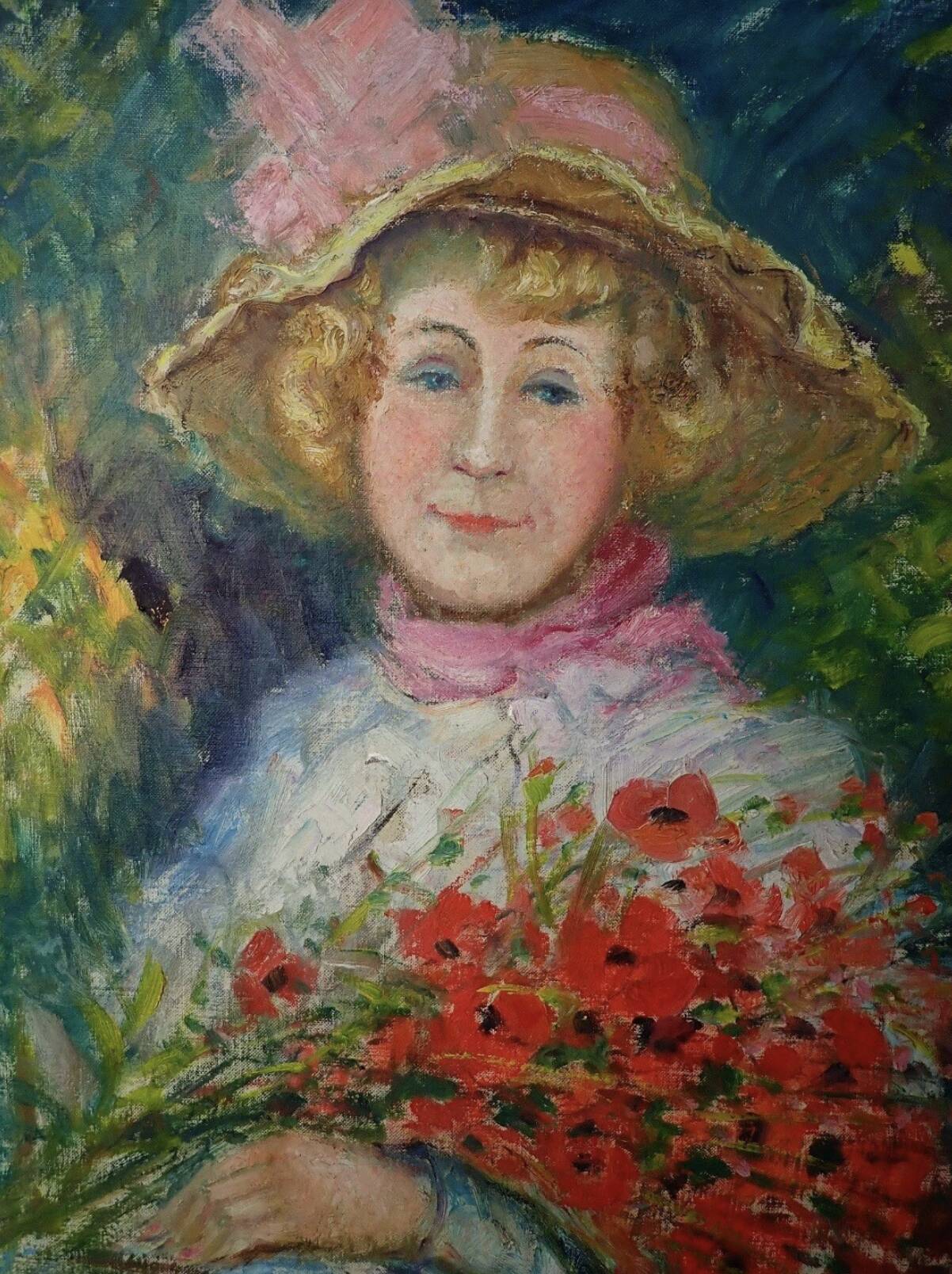 Georges Regnault (1898-1979) - Oil on canvas - Signed - Portrait - 20th century