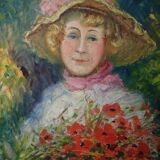 Georges Regnault (1898-1979) - Oil on canvas - Signed - Portrait - 20th century