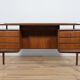 Mid-Century Freestanding Teak Desk, 1960s