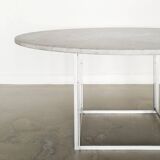 Table à manger "PK54" emblématique danoise du milieu du siècle par Poul Kjærholm, années 1960.