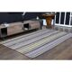 Tapis turc Oushak fait main en laine et coton multicolore, années 1970