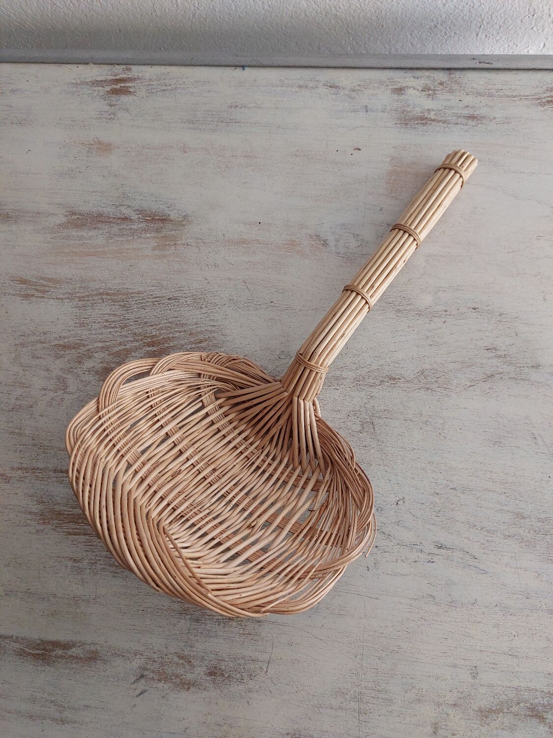 Natural fiber spoon