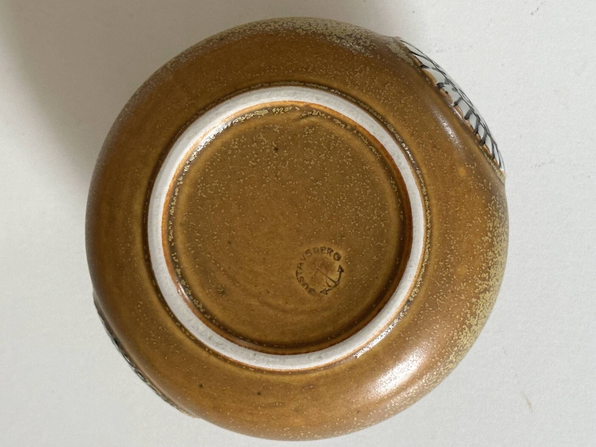 Vase céramique Lisa Larson Gustavsberg design années 60