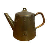 Jugendstil brass teapot