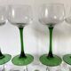 Verres a pieds vintage