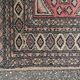 Pakistani carpet Bukhara handmade wool signed