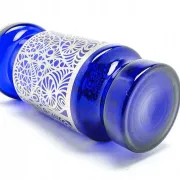 Vase en cobalt H2B Hortensja 1960 Design