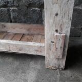 Old in solid beech workbench 237 cm