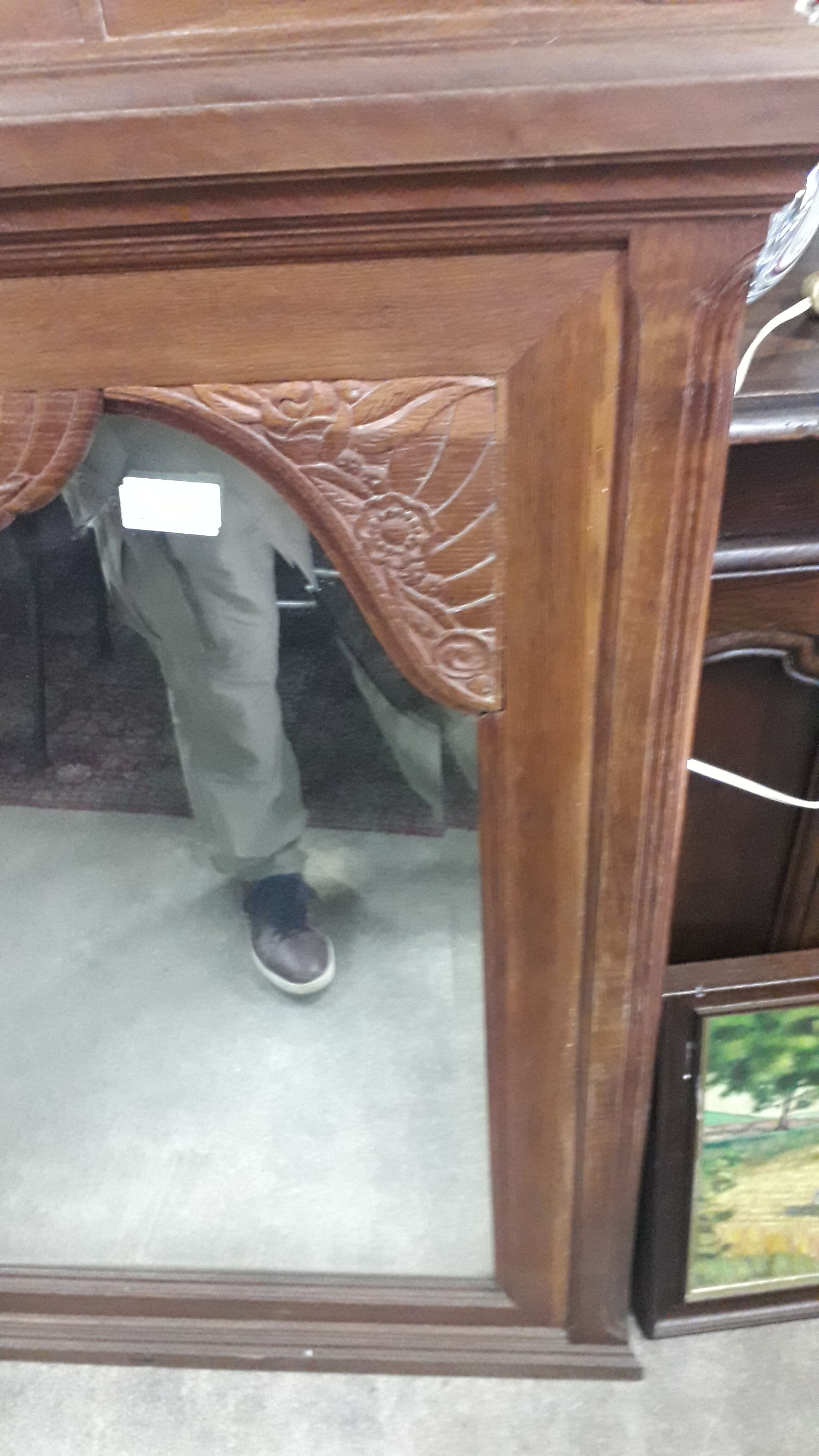 Art deco mirror, 125x88 cm