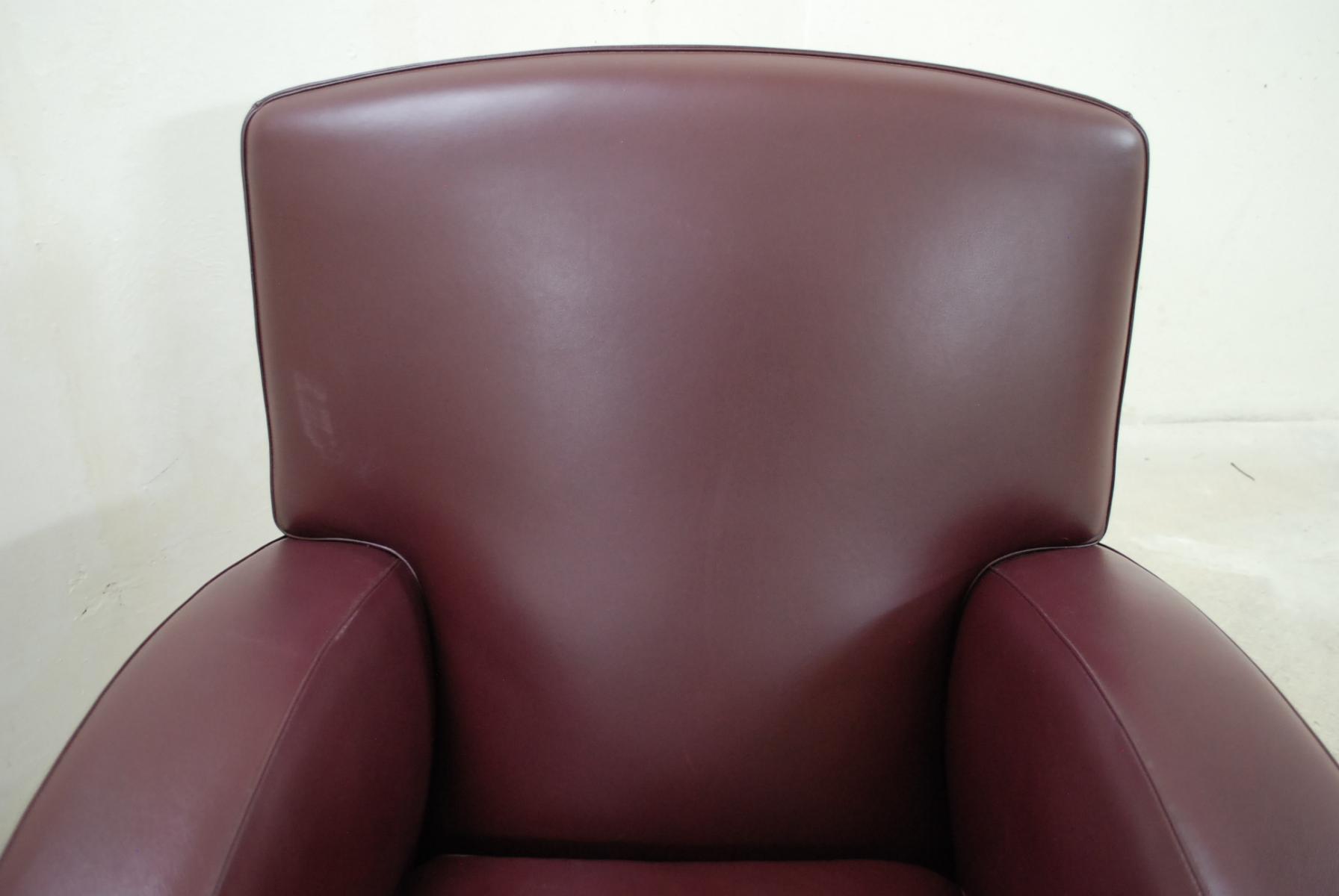 Tabarin Chair leather from Poltrona Frau, Italy, 1989