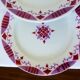 4 flat plates made of ironstone from Moulin des Loups and Hamage 2106193