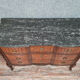 Dresser period Transition to double jump in noble wood marquetry around 1750