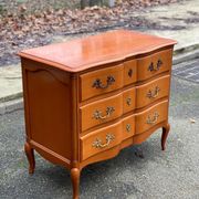 Louis XV crossbow commode in solid wood from the 20th century.