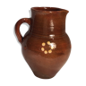 Glazed terracotta jug