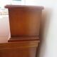 Vintage commode secretary dressing table sliding top 7 drawers cherry wood