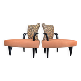 Pair of Esprit Modular Lounge Chairs by Brunati & Zerbaro, 1980s