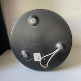 Vintage Scandinavian Midcentury wall or ceiling light in metal & glass