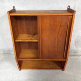 Étagère murale en bois années 50/60