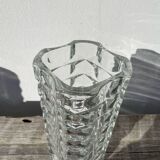 Vase en verre épais transparent classique