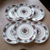 6 Boch frères la Louvière plates