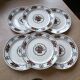 6 assiettes Boch frères la Louvière