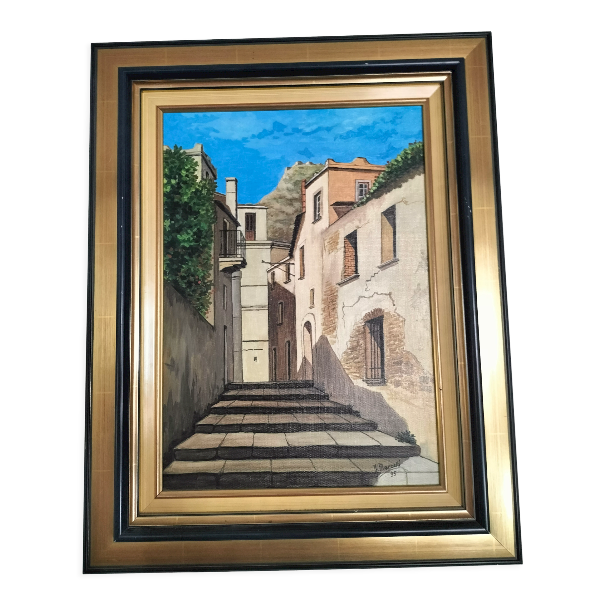 Tableau paysage Sicile Taormina