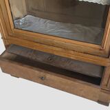 Louis Philippe display case in 19th century walnut