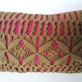 Macramé cushion 40 x 30 cm