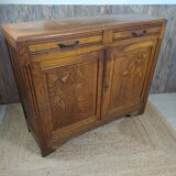 Low wooden sideboard