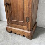 Rustic oak bedside table 1900