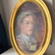 Antique Portrait Oil Painting With Wooden gilded frame 58cm x 45cm