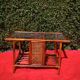 Rattan coffee table, canning, glazed top