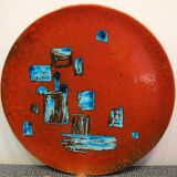 Flat modernist ceramic around 1950