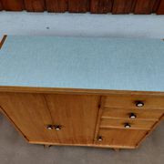 solid wood buffet, compass feet