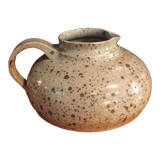 Pyrite stoneware pitcher circa 1960