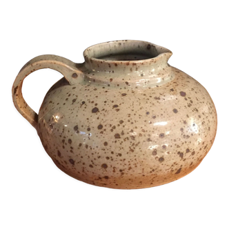 Pyrite stoneware pitcher circa 1960