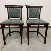 Armchair pair no. 423 by Josef Hoffmann for J&J Kohn