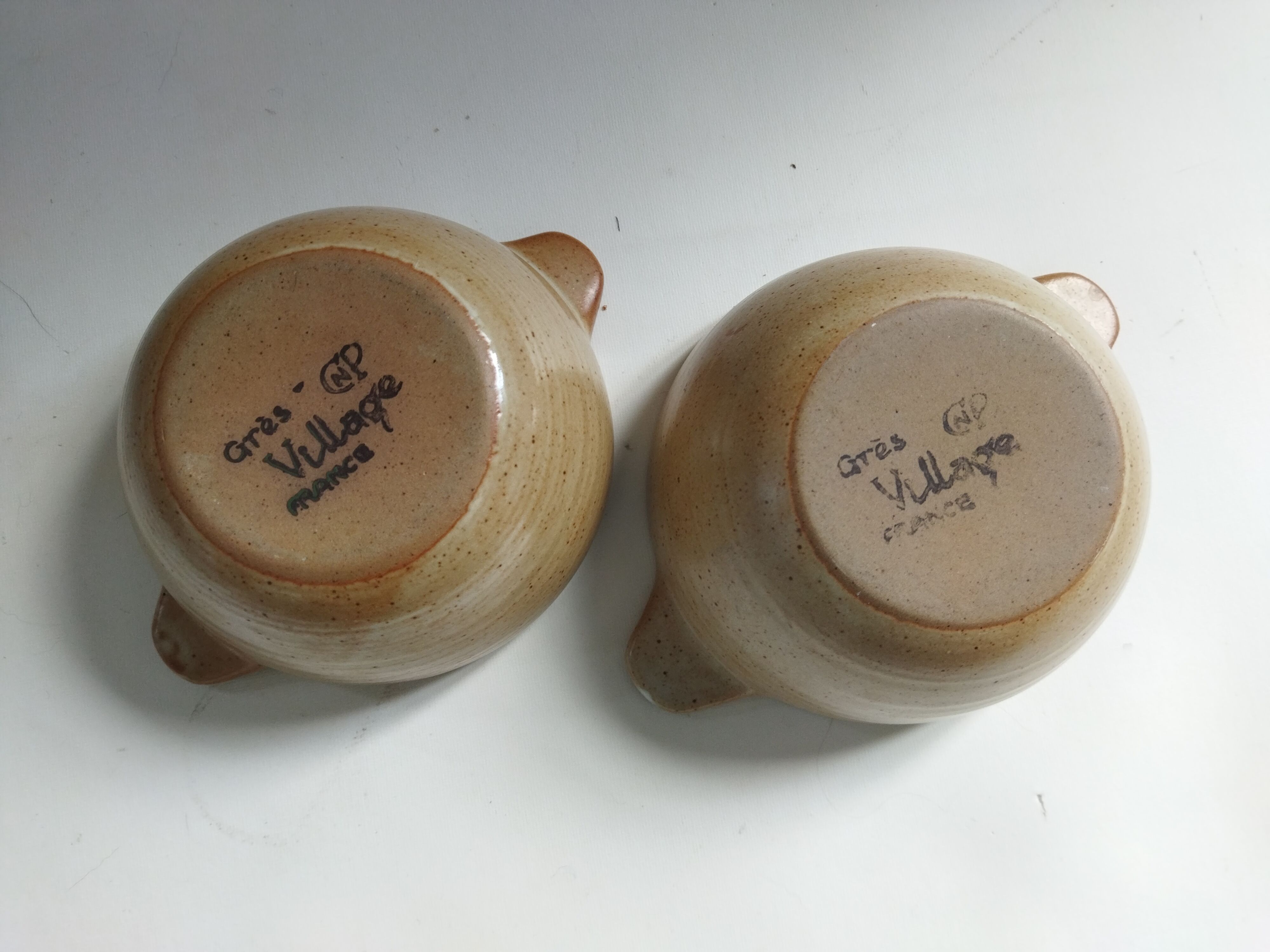 Sandstone ear bowls cnp grès village
