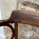 armchair signed Fischel wood turned early 20th century