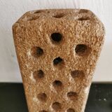 Brutalist-style stone lamp circa 1970