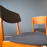 4 Scandinavian chairs by Bundgaard Rasmussen for Thorso Stolefabrik 1960