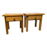 Pair of vintage bedside tables