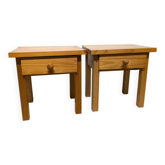 Pair of vintage bedside tables