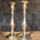 Pair of brass candlesticks