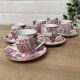 Set of 6 Country Corner coffee cups