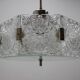 Design mid-century glass pendant by Kamenicky Senov, 1970s, up to six pieces