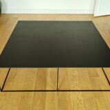 Table basse metal noir
